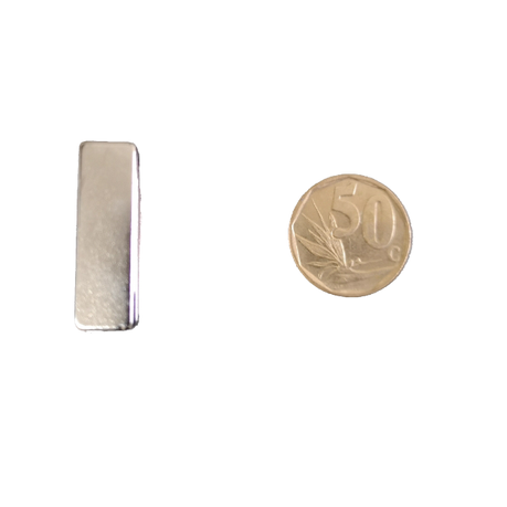 Neodymium Block Magnets - 25mm x 7.6mm x 2mm - Pack of 25
