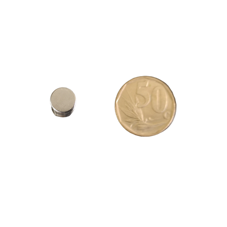 N38 Neodymium Disc Magnets - 8mm x 2mm - Pack of 10