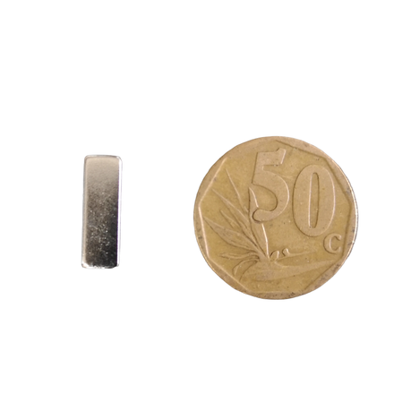 Neodymium Block Magnets - 15mm x 5mm x 2.5mm - Pack of 10