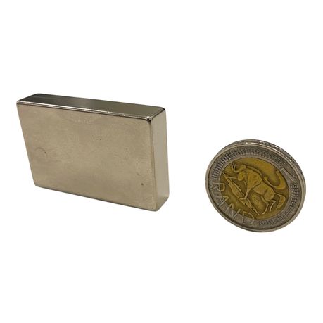 Neodymium Block Magnet - 46mm x 30mm x 10mm - N42 High Grade