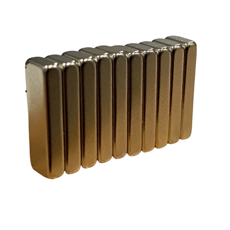 Neodymium Block Magnets - 15mm x 5mm x 2.5mm - Pack of 10